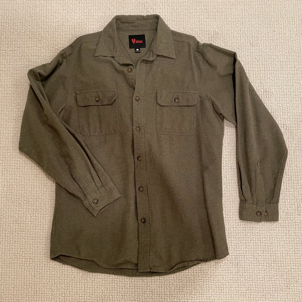 NWOT Stoic Hemlock Heavyweight Flannel Shirt